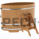 Купель овальная для бани и сауны Bentwood из лиственницы (ШхД=1,15х1,83 м)