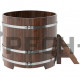 Купель овальная для бани и сауны Bentwood из лиственницы (ШхД=1,15х1,83 м)