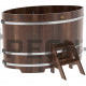 Купель овальная для бани и сауны Bentwood из лиственницы (ШхД=1,15х1,83 м)