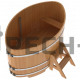 Купель овальная для бани и сауны Bentwood из лиственницы (ШхД=1,15х1,83 м)