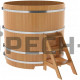 Купель круглая для бани и сауны Bentwood из лиственницы (d=1,50)