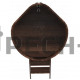 Купель угловая для бани и сауны Bentwood из лиственницы (ШхД=1,03х1,03 м)