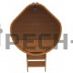 Купель угловая для бани и сауны Bentwood из лиственницы (ШхД=1,03х1,03 м)