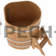 Купель угловая для бани и сауны Bentwood из лиственницы (ШхД=1,03х1,03 м)