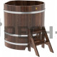 Купель угловая для бани и сауны Bentwood из лиственницы (ШхД=1,03х1,03 м)