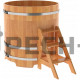Купель круглая для бани и сауны Bentwood из сращенных ламелей лиственницы (d=1,17)