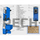 Пеллетный котел ZOTA Pellet 40S (бункер справа)