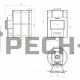 Дровяная печь для бани Термофор (TMF) Кольчуга 14-18 (панорамная дверца+парогенератор)