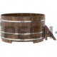 Купель круглая для бани и сауны Bentwood из сращенных ламелей лиственницы (d=2,0)