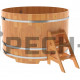 Купель круглая для бани и сауны Bentwood из сращенных ламелей лиственницы (d=2,0)