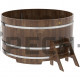Купель круглая для бани и сауны Bentwood из сращенных ламелей лиственницы (d=2,0)