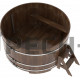 Купель круглая для бани и сауны Bentwood из сращенных ламелей лиственницы (d=2,0)