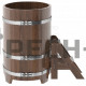 Купель овальная для бани и сауны Bentwood из дуба (ШхД=0,69х1,31 м)