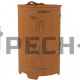 Фитобочка прямая Bentwood "Стандарт" крашеная (коньяк)