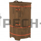Фитобочка прямая Bentwood "Сращенная" крашеная (орех)