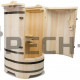 Фитобочка прямая Bentwood "Премиум" крашеная (вишня)