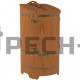 Фитобочка со скосом Bentwood "Стандарт" крашеная (коньяк)