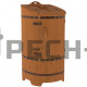 Фитобочка со скосом Bentwood "Стандарт" крашеная (коньяк)