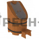 Фитобочка со стеклом Bentwood "Стандарт" крашеная (коньяк)