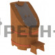 Фитобочка со стеклом Bentwood "Стандарт" крашеная (коньяк)