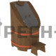 Фитобочка со стеклом Bentwood "Стандарт" крашеная (орех)
