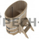 Купель овальная для бани и сауны Bentwood из кедра "Премиум" (ШхД=0,59х1,06 м)