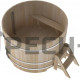 Купель круглая для бани и сауны Bentwood из кедра "Премиум" (d=1,50)