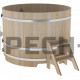 Купель круглая для бани и сауны Bentwood из кедра "Премиум" (d=1,50)
