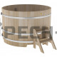 Купель круглая для бани и сауны Bentwood из кедра "Премиум" (d=1,50)