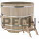 Купель круглая для бани и сауны Bentwood из кедра "Премиум" (d=2,0)