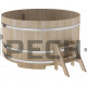 Купель круглая для бани и сауны Bentwood из кедра "Премиум" (d=2,0)