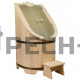 Фитобочка со стеклом Bentwood "Премиум" крашеная (вишня)