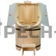 Фитобочка со стеклом Bentwood "Премиум" крашеная (вишня)