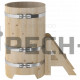 Купель овальная для бани и сауны Bentwood из кедра "Стандарт" (ШхД=0,59х1,06 м)