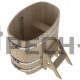 Купель овальная для бани и сауны Bentwood из кедра "Стандарт" (ШхД=0,76х1,16 м)