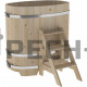 Купель овальная для бани и сауны Bentwood из кедра "Стандарт" (ШхД=0,76х1,16 м)