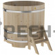 Купель круглая для бани и сауны Bentwood из кедра "Стандарт" (d=1,17)