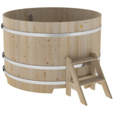 Купель круглая для бани и сауны Bentwood из кедра "Стандарт" (d=1,50)