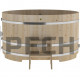 Купель круглая для бани и сауны Bentwood из кедра "Стандарт" (d=1,80)