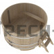 Купель круглая для бани и сауны Bentwood из кедра "Стандарт" (d=1,80)