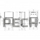 Каминная топка EcoKamin Вега 800T туннельная