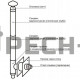 Настенный комплект дымохода Везувий Стандарт - Ø115, 3 м