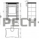 Отопительная печь Ferlux DENIA