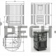 Печь для бани Grill-D Leo 240 short black