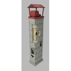 Комплект дымохода ECOOSMOSE "OSMOTEC" DV=140 мм. Одноходовая с вентканалом 5 пм