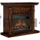 Каминокомплект Dimplex Athena (темный дуб) с очагом Optiflame Gannon