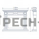 Каминокомплект Electrolux Bianco с очагом Sphere EFP/P- 2620RLS