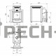 Дровяная печь для бани Теплодар Кузбасс Оптима 14 ТК Панорама