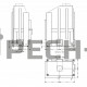 Каминная топка Astov П2С 800