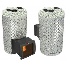 Печь для бани Grill-D Violet World Steel Romb Long Window Max